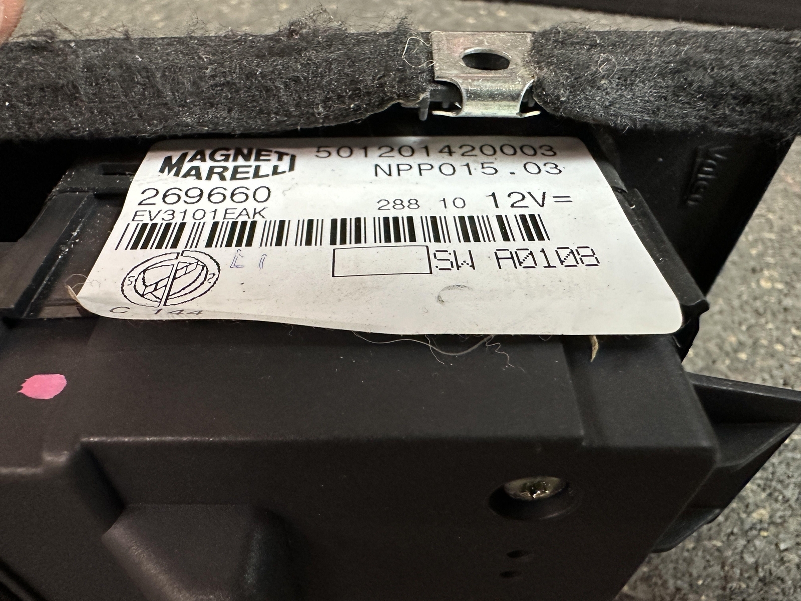 11-12 MASERATI GRANTURISMO RIGHT PASSENGER POWER WINDOW SWITCH CONTROL