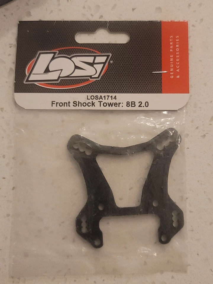 Team Losi Racing LOSA1714 Front Shock Tower: 8B 2.0 - Image 1 of 1