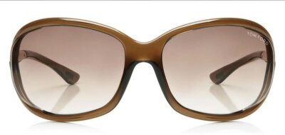 【美品】TOM FORD Jennifer TF8 52F サングラス Tom Ford Jennifer Women's Sunglasses - Dark Brown for sale online