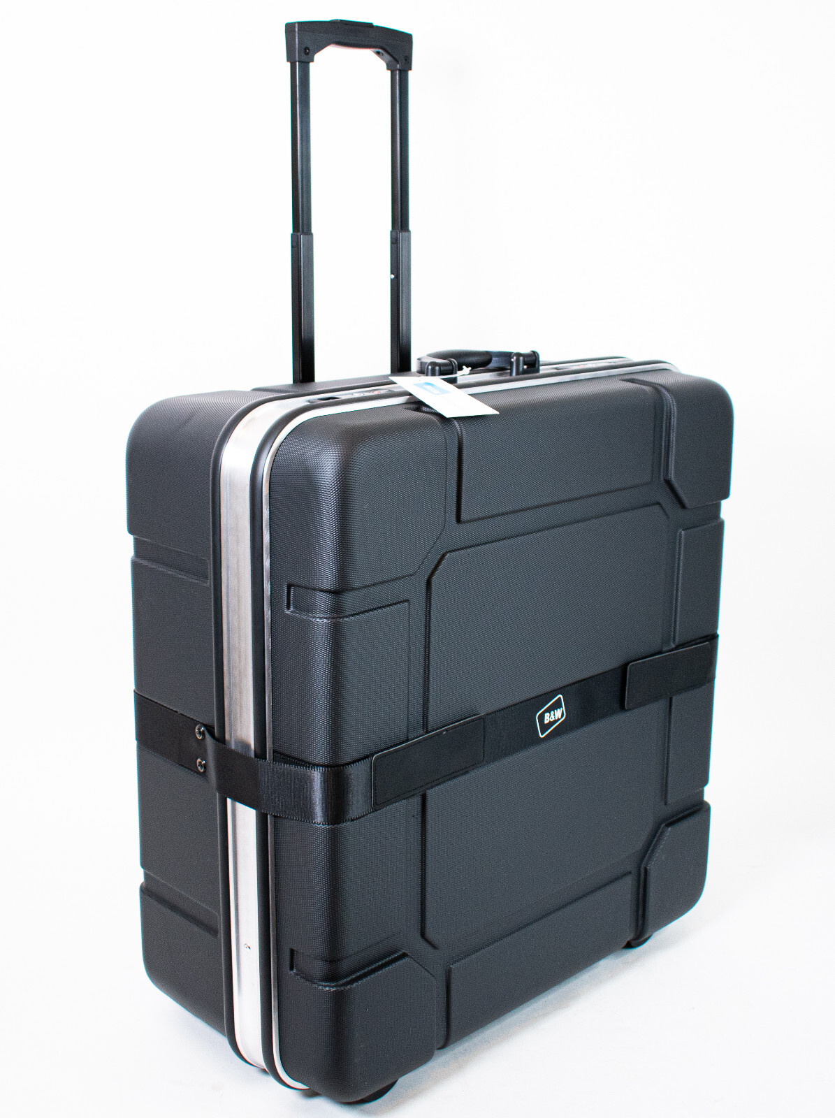 B&W Protection Folding Bike Hard Travel Case Handles, Locks