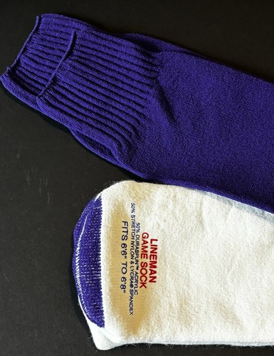 Vintage NFL Minnesota Vikings Team Issue Authentic Pro Line Lineman Socks - Picture 3 of 6