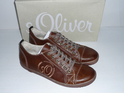 Winter Sneaker v. S. OLIVER, Gr. 36, nut, gefüttert, Schnürschuhe, NEU & OVP!