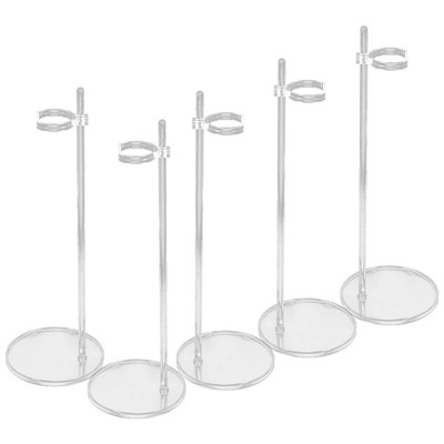  5 Pcs Puppe Spielzeug Spielzeugpuppenständer Transparenter Taillenständer 5St