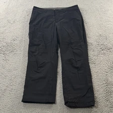 Eddie Bauer Pants Mens 34x30 Black Fleece Lined Tech Pant Cargo Pocket Hiking