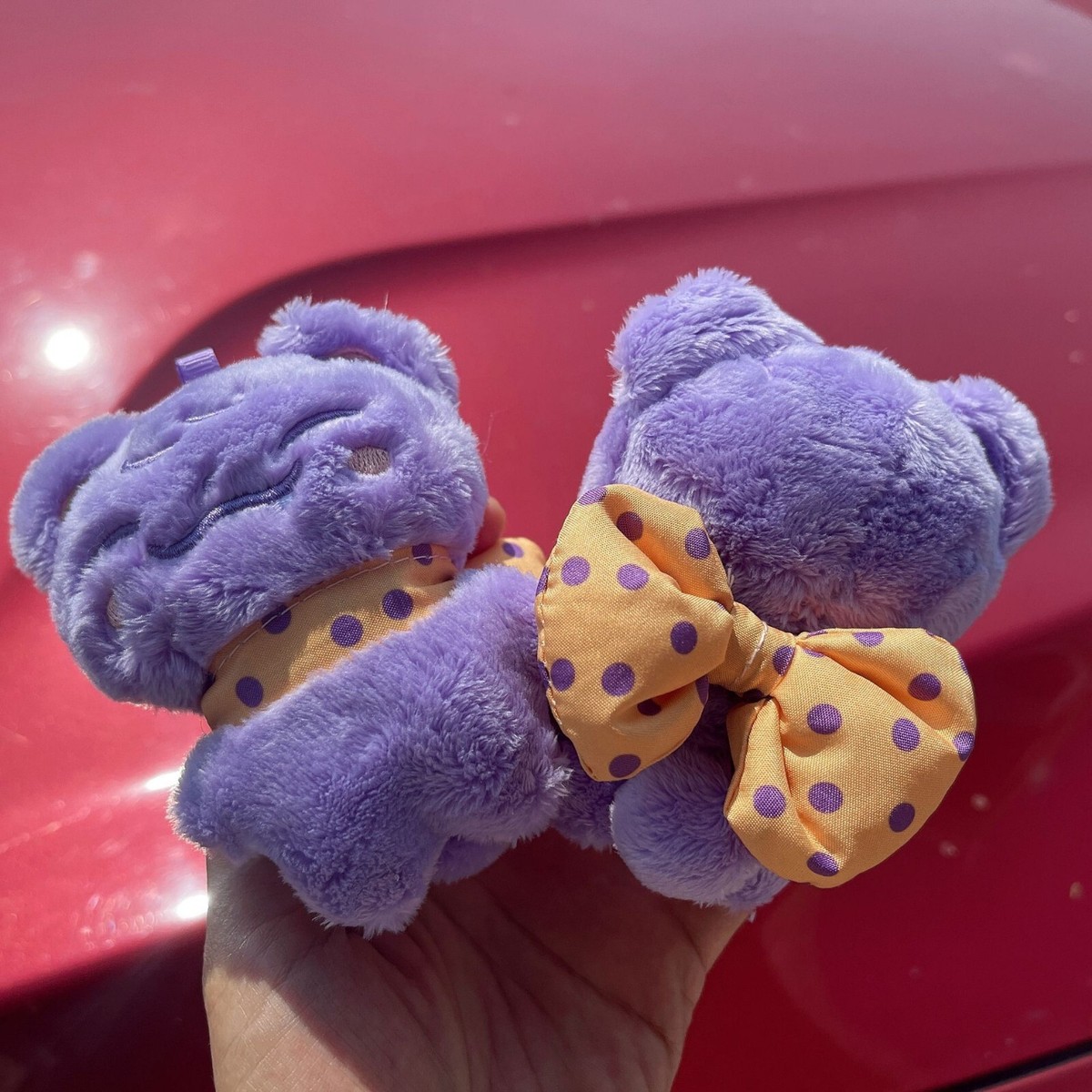 Ateez Sun Sannyanyi Purple Cat Kitty Plush Doll Keychain Mascot