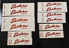Trucking Decals HO Scale Graphics on demand EASTERN EXPRESS 6 sets 32-35,40 foot