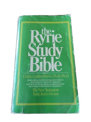 1st US Ed The Ryrie Study Bible KJV King James Version Softcover | eBay ...