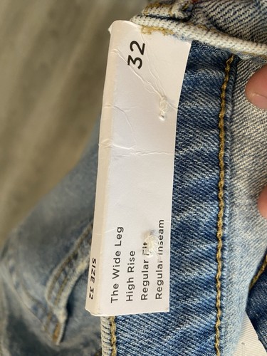 Ann Taylor LOFT The Wide Leg High Rise Jeans-Size 32/14 NWT - Picture 8 of 11