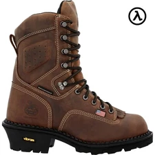 GEORGIA BOOT USA LOGGER COMPOSITE TOE WATERPROOF WORK BOOTS GB00540 - NEW - SALE