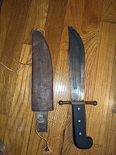 WW2 US V44 Fighting  Kinfolks US Military Survival Bowie Knife W/ Sgt Name