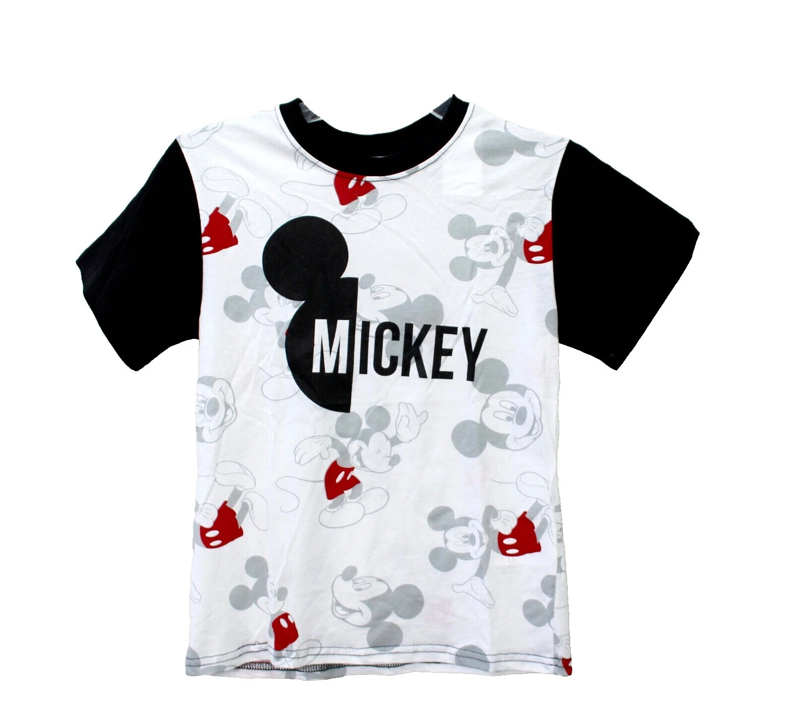 Mickey Mouse Blanco Unisex Niños Camisas y camisetas