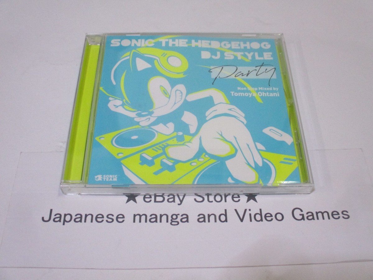 SONIC Music SOUNDTRACK CD Sonic The Hedgehog DJ Style PARTY