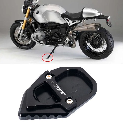 Kickstand Foot Side Stand For BMW R Nine T 2017-2023 Extension Pad Support Plate
