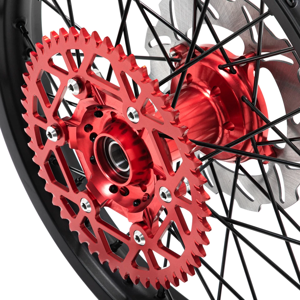 Juego de ruedas mecanizadas CNC para Honda 21" 19" CRF250R CRF450R CR125R CR250R CRF450X Foto 4 de 4