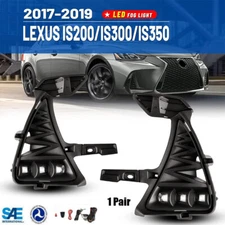  LED Fog Lights For 2017-2020 Lexus IS200 IS300 IS350 Driving Bumper Lamps Pair