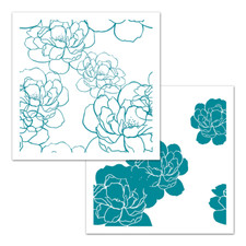 Screen Sensation Mesh Screens 12" x 12" - Paeonia