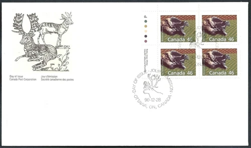 🍁Canada   #1172A ULpb   "WOLVERINE"    Brand New 1990  First Day Cover