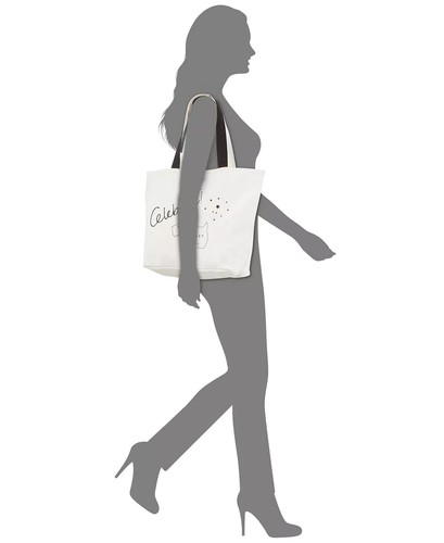 Radley London Celebrate weiße Beuteltasche Canvas Reißverschluss Handtasche (neu mit Etikett) rot - Bild 9 von 9