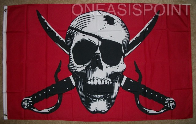 3X5 Jolly Roger Pirate Calico Jack Rackham Flag 3/'x5/' Banner USA SELLER