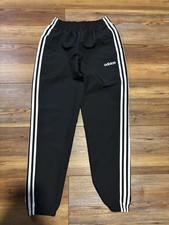 Vintage Y2K Adidas Track Pants Cuffed Black Size Small