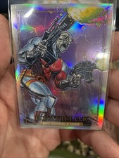 2024 SkyBox Marvel Masterpieces 92 Platinum Deathlok #28 Rainbow