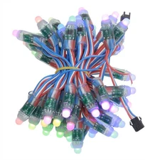 ALITOVE WS2811 12mm Diffused Digital RGB LED Pixel Light 5V Individually Address