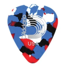 D'Addario Planet Waves Classic Celluloid Multi-Color Guitar Pick | 10 Pack | Med