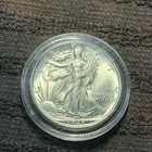 1945 BU UNCIRCULATED WALKING LIBERTY SILVER HALF DOLLAR/Proof Like