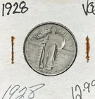 1928 STANDING LIBERTY SILVER QUARTER ~ VG ~NICE COIN~