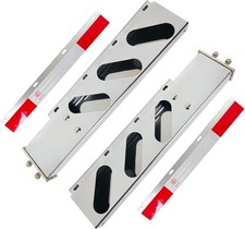 Stainless Steel Spring Loaded Mud Flap Hangers for Semi Trucks Elliptical Hole