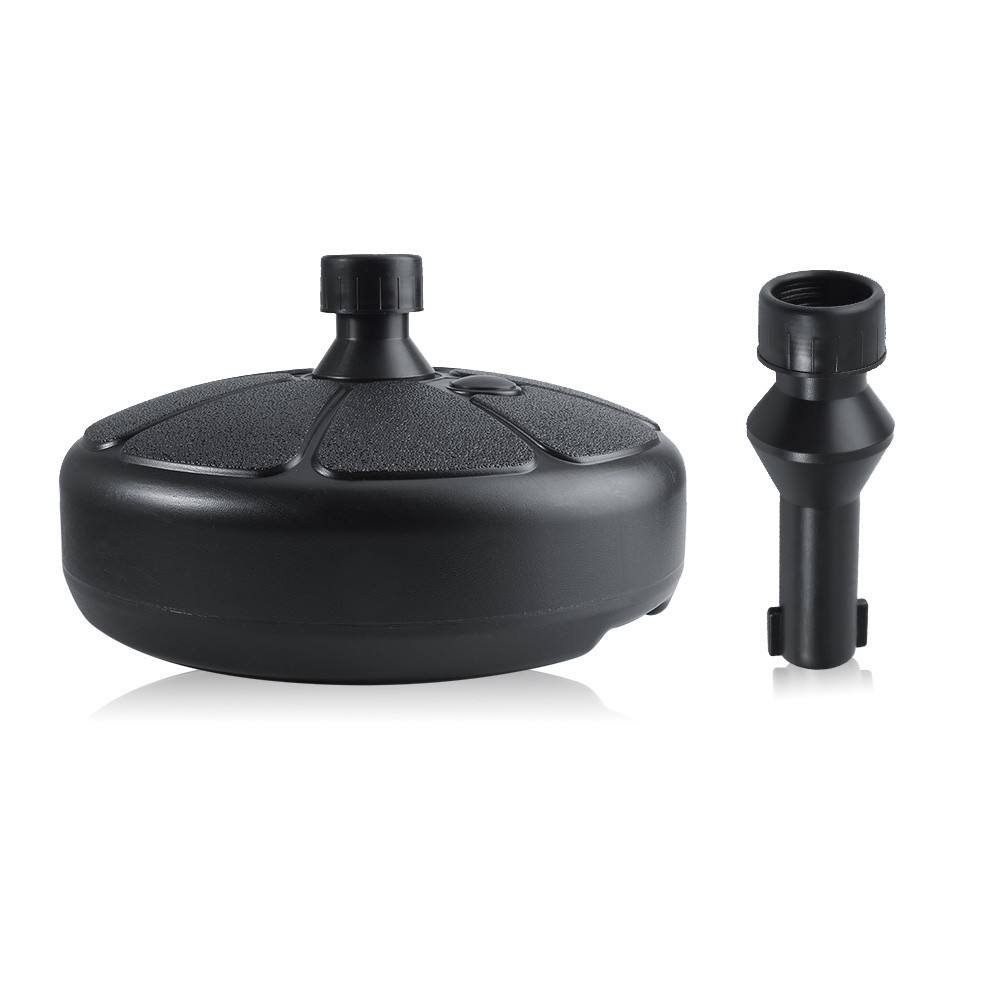 °Plastic Outdoor Patio Yard Garden Round Shape Water Sand Fillable Umbrella Base