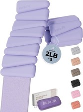Wrist and Ankle Weights Set 2LB Resistance Fi...