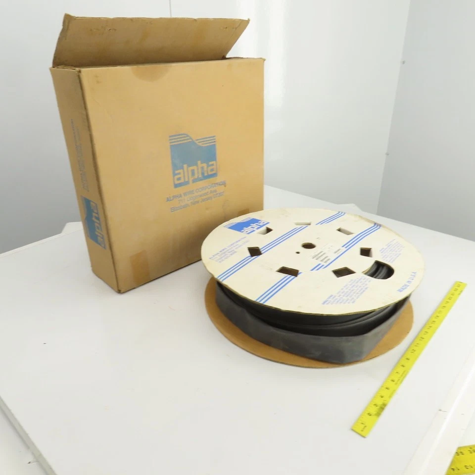 Tubo termorretráctil AlphA FIT-221V-1-1/2-BK-SP-AP 1-1/2" ID 92' de largo Foto 3 de 4