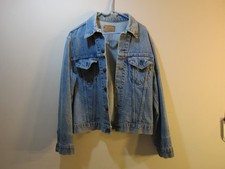 Vtg Levis Jacket Size 42 Type 3 Trucker Denim Made In USA 70s 70505 0217