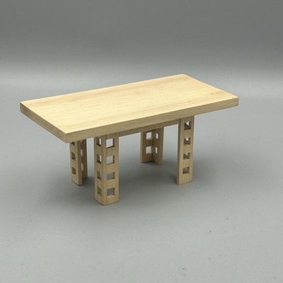 Puppenhaus Mackintosh Möbel Esstisch 1:12 von Artisan Clive Felton 