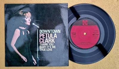Petula Clark "DOWNTOWN" Sensationell NM UK Selten Original Pye EP 7" 45 RPM - Bild 1 von 4