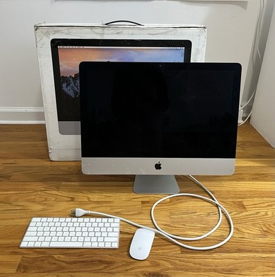 Apple iMac 21.5'' All-in-One Desktop Silver, Keyboard & Mouse, Built-in Wi-Fi