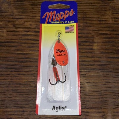 Mepps Aglia Plain Size 3 Fishing Salmon Steelhead Bass 1/4 Oz Lure 