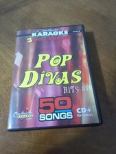 Chartbuster Karaoke Pop Divas Hits 3 Disc Box Set CD G Player OOP 