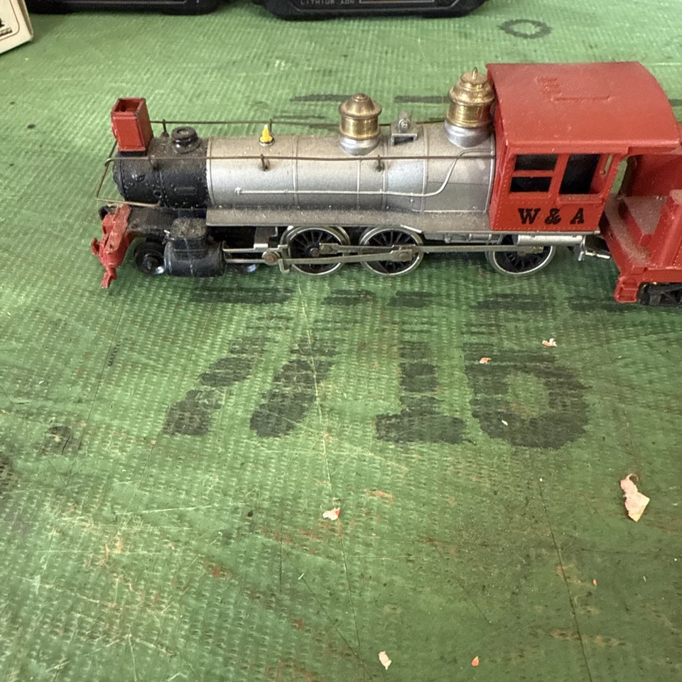 Tyco Mantua HO Scale Western & Atlantic 4-6-0 Steam engine with Tender Vtg Set - Image 2 of 4