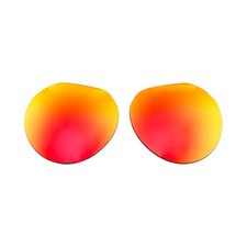 Walleva Fire Red Polarized Replacement Lenses For Oakley Clifden Sunglasses