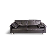 Original COR Conseta Dreisitzer Sofa Design Couch Leder schwarz