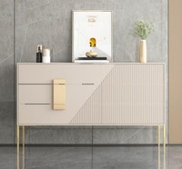 Kommode Sideboard Holz Grau Esszimmer Design Luxus Modern MöBel Neu