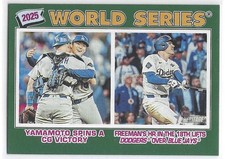 World Series Highlights 2026 Topps Heritage Dark Green SP #311 Dodgers