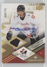 2024 Team Canada Juniors /175 Maveric Lamoureux #3 RPA Rookie Patch Auto RC