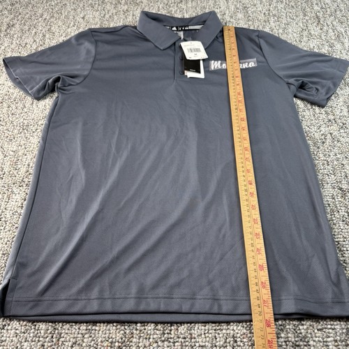 adidas Mens Gray Medium Grind Polo Shirt - Montana Embroidery - Picture 2 of 16