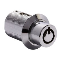 Zinc Alloy Tubular Push Lock 19mm 7 Pin for LED Advertising Light Box Locks