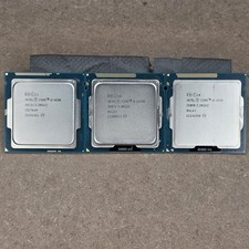 Mixed Lot of 3 Intel Core CPU's, 1x i5-4590, 1x i53470s, 1x i5-3550
