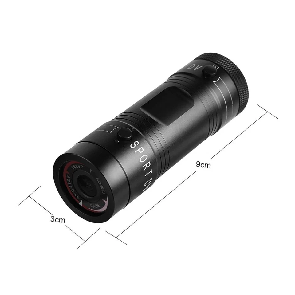 1080P Helmkamera Mini Sport DV Kamera Fahrrad Motorrad Helm Action DVR Video DHL - Bild 4 von 4