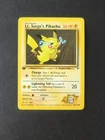 Pokémon TCG Lt. Surge's Pikachu 081/132 Gym Heroes 1st Edition